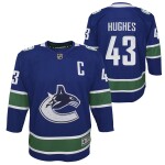 Outerstuff Dětský dres Vancouver Canucks NHL Quinn Hughes #43 Premier Modrá (YOUTH)