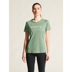 Běžecké tričko CRAFT CORE Essence Logo - zelené Velikost textilu: XS