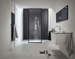 HANSGROHE - Pulsify S Hlavová sprcha 260 s připojením, 2 proudy, EcoSmart, chrom 24151000