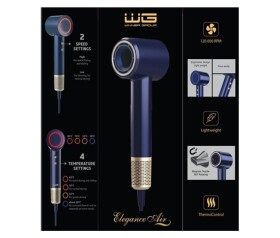 WG - Fén na vlasy WG Elegance Air, 1600W, modrá