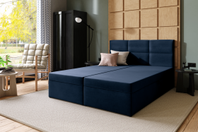 FRONTI Postel SAVIO 160x200 modrá