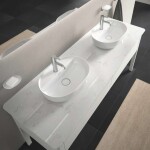 DURAVIT - Luv Umyvadlo na desku, 50x35 cm, bez přepadu, s otvorem pro baterii, bílá 0380500000