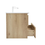 Koupelnová skříňka 2 zásuvková s umyvadlem SAT B-Way 59x50x45 cm dub mat BWAY260OAKU4B2 BWAY260OAKU4B2