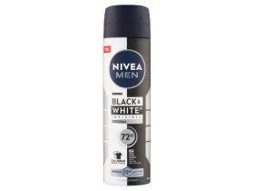 Nivea Men Black & White Invisible Original Sprej antiperspirant 150 ml