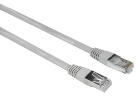 Hama patch kabel Cat5e F/UTP 20 m šedá / Síťový kabel / stíněný / RJ-45 / 10 kusů
