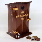 Ptakoviny.cz Pokladnička kadibudka dřevěná - Na nejtajnější sny