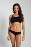 Dámské kalhotky SEAMLESS COTTON HIPSTERS PANTIES černá S