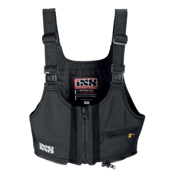Horní díl pro dámské motocyklové kalhoty iXS Tex-Zip II vel.L, černý (textil)