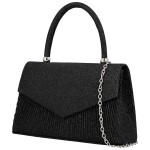 Módní dámská plesová kabelka Michelle Moon Adriel, černá