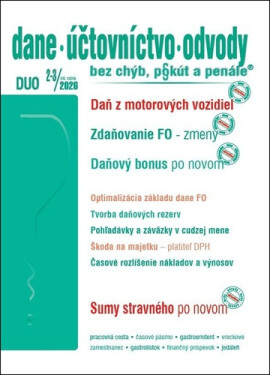 DUO Dane, účtovníctvo, odvody bez chýb, pokút a penále