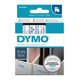 Obchod Šetřílek Dymo D1 45011, S0720510, 12mm, modrý tisk/průhledný podklad - originální páska