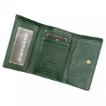 Luxusní dámská kožená peněženka s motýlky Gregorio Sihle, zelená