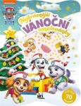 Tlapková patrola holky - Nejkrásnější vánoční omalovánky se samolepkami