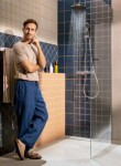 HANSGROHE - Activera S Sprchový set s termostatem, průměr 24 cm, 2 proudy, EcoSmart+, chrom 28083000
