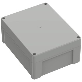 TRU COMPONENTS TC-10861040 univerzální pouzdro 240 x 191.30 x 105.60 polykarbonát světle šedá 1 ks