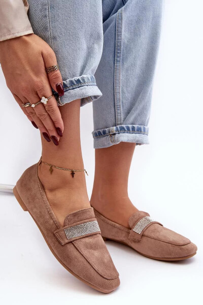 Dámské mokasiny YD6-52 khaki - Soon Her Shoes 39