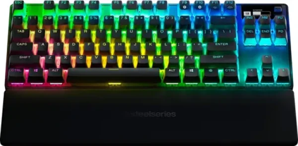 SteelSeries Apex Pro TKL černá / Bezdrátová herní klávesnice / RGB podsvícení / US layout (64865)