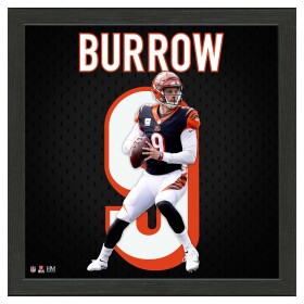 Obraz Cincinnati Bengals NFL Joe Burrow #9 Impact Jersey