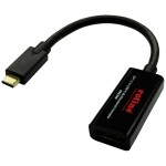 Manhattan USB 2.0 adaptér [1x USB-C® zástrčka - 1x zástrčka DisplayPort] USB-C auf DisplayPort-Kabel Stecker/Stecker 4K@