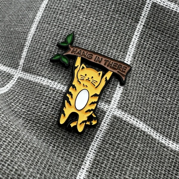 Pinarna.cz Oranžová kočička - Hang in there / Vydrž, nezdávej se