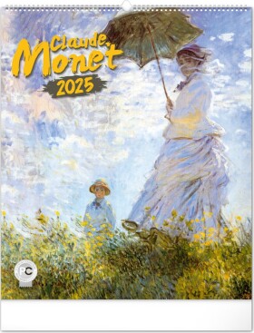 Kalendář 2025 nástěnný: Claude Monet, 48 56 cm