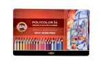 Koh-i-noor pastelky umělecké POLYCOLOR kreslířská sada 36 ks v plechové krabičce