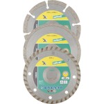Wolfcraft 8394000 diamantový řezný kotouč 115 mm 1 sada železobeton, Pálená cihla, stavební materiály, beton, univerzální beton, střešní taška, sádra,