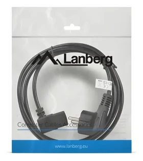 Lanberg CA-C13C-12CC-0018-BK černá / Napájecí kabel / 2 m / IEC C13 / CEE7/7 (CA-C13C-12CC-0018-BK)