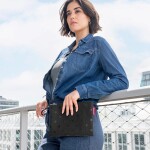 Taštička na zip Reisenthel Case 1 Glossy dots black