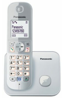 Panasonic KX-TG6811FXM stříbrná / DECT bezdrátový telefon s 1.8 displejem / CLIP (KX-TG6811FXM)