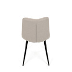 Jídelní židle, hnědá, látka, DCL-193 CAP2