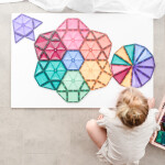 Connetix Connetix Tiles - Magnetická Stavebnice Pastelová XXL 202 ks