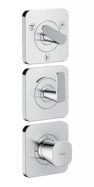 AXOR - Citterio C Termostatická baterie pod omítku, pro 3 spotřebiče, chrom 49711000