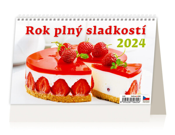 Stolní kalendář 2024 Helma - Rok plný sladkostí