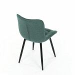 Jídelní židle, zelená, látka, HC-462 GRN2