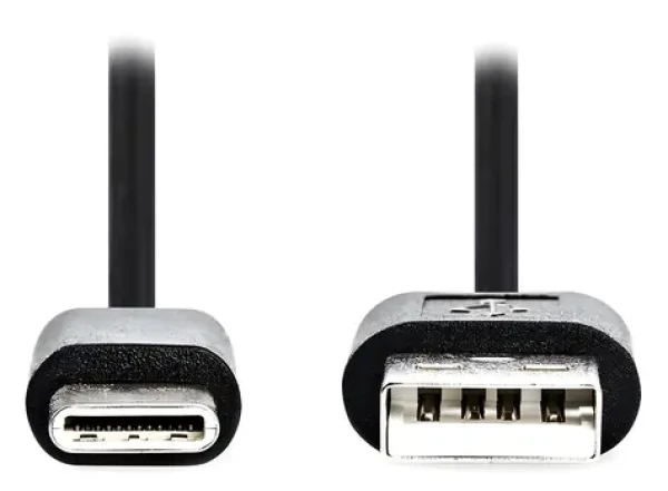 Nedis USB-C černá / Datový kabel / USB-C - USB-A / USB 2.0 / 3 m (CCGL60600BK30)