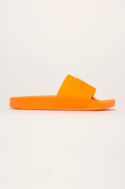 Plážové pantofle neonově oranžová Guess neonová oranžová