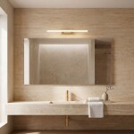 Koupelnové nástěnné LED svítidlo APP1873-1W 60cm GOLD OSW-66028