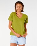 Tričko Rip Curl SWC NECK TEE Green Olive