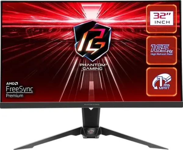 31.5" ASRock Phantom Gaming PG32QF2B / VA / 2560 x 1440 / 165Hz / 3000:1 / 550cd / 1ms / HDMI + DP (90LXA020-A0E2A0V)