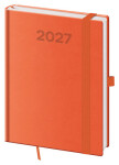 Diář 2027 denní B6 Print Pop - oranžová