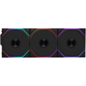 Lian Li UNI FAN TL Wireless Fan 3ks černá / 120mm / Fluid Dynamic Bearing / 33 dB @ 2600 RPM / 90.1 CFM / 4-Pin PWM (12TL1W3B)