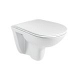 MEREO - WC závěsné, RIMLESS, 530x355x360, keramické, vč. sedátka CSS113S VSD81S