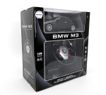Mamido Autíčko na dálkové BMW M3 1:18 s volantovým ovládáním černé