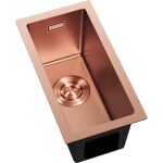 MEXEN - Trixo ocelový dřez 1-bowl 230 x 440 mm, měď 6411221000-65
