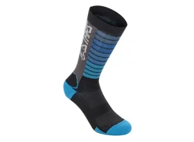 Alpinestars Drop 22 ponožky Black/Aqua vel.