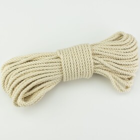 Šnůra na prádlo, 15m, bavlna, stáčená