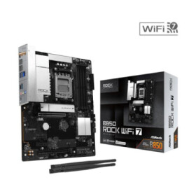 ASRock MB Sc AM5 B850 Rock WiFi 7, AMD B850, 4xDDR5, 1xHDMI, WiFi, mATX EDF_1883138