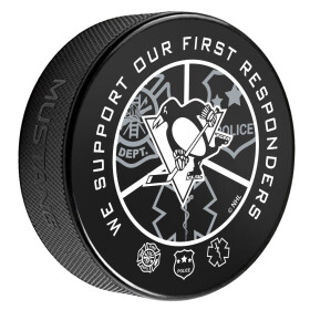 Mustang Puk Pittsburgh Penguins NHL Printed First Responders