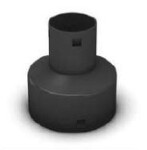 MIDAS Redukce drenážní DN 50/80 - černá p3876